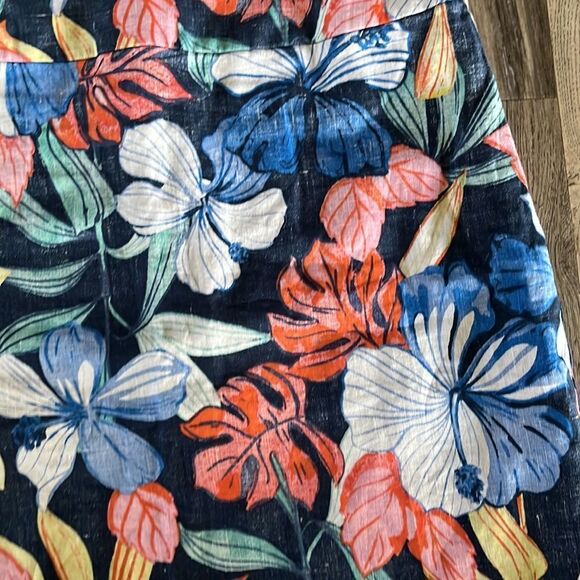 Tommy Bahama Linen Floral Skirt - Picture 4 of 6
